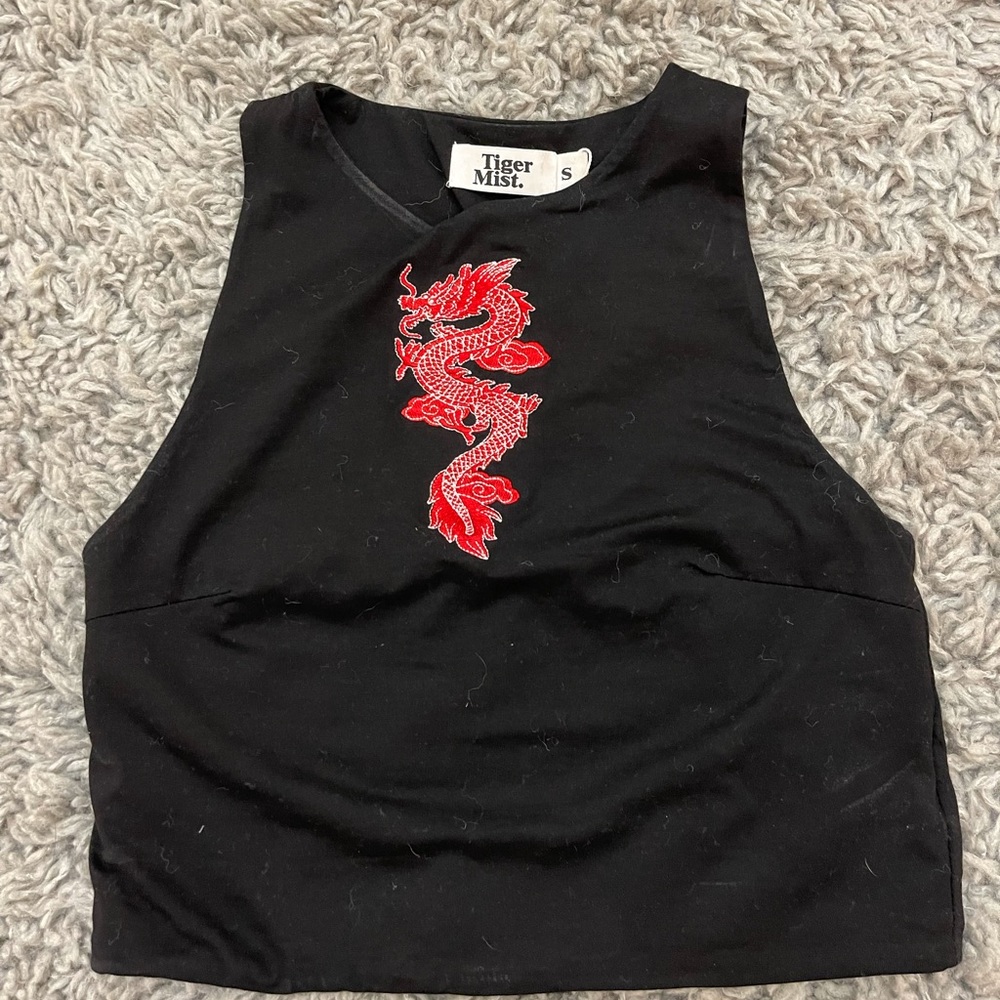 Tiger Mist Dragon Crop Top